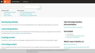 
                            8. Kentico 11 Documentation - Kentico 12 Service Pack Documentation