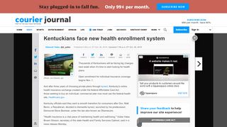 
                            6. Kentuckians face new health enrollment system