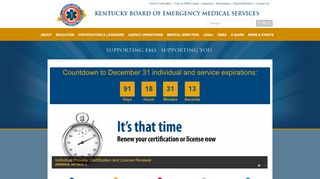 
                            3. Kentucky Board of Emergency Medical Services