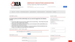 
                            8. Kentucky Education Association :: Login - kea.org