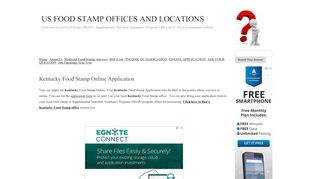 
                            7. Kentucky Food Stamp Online Application