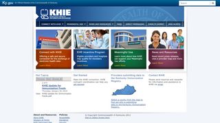 
                            9. Kentucky Health Information Exchange - KHIE Home