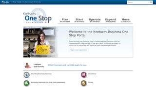 
                            5. Kentucky One Stop Business Portal