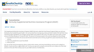 
                            7. Kentucky Supplemental Nutrition Assistance …