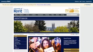 
                            2. KentVision - KentVision - University of Kent