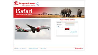 
                            1. Kenya Airways - Staff Travel Management System