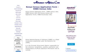 
                            5. Kenya Census Application Form - KNBS Census Jobs - Advance Africa