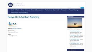 
                            9. Kenya Civil Aviation Authority | JARUS