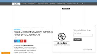 
                            3. Kenya Methodist University, KEMU Student Portal: portal2.kemu.ac.ke ...