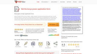 
                            4. Kenya Power Application Form - Fill Online, Printable, Fillable, Blank ...
