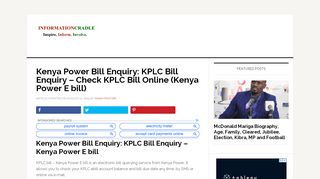 
                            1. Kenya Power Bill Enquiry: KPLC Bill Enquiry - Check KPLC Bill Online ...