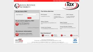 
                            8. Kenya Revenue Authority - itax.kra.go.ke