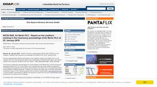 
                            6. KEOS GbR: Air Berlin PLC - Report on the creditors ...