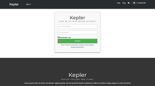 
                            5. Kepler | Login