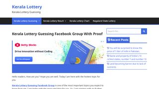 
                            9. Kerala Lottery Guessing Facebook Group With Proof