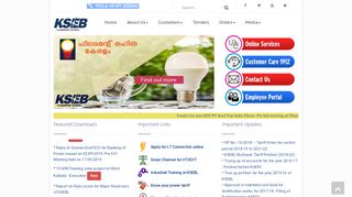 
                            7. Kerala State Electricity Board Limited - Home - kseb.in