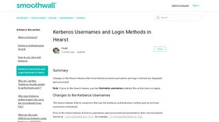 
                            7. Kerberos Usernames and Login Methods in Hearst – Smoothwall