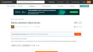 
                            6. Kerio connect client error. - Email Servers - Spiceworks Community