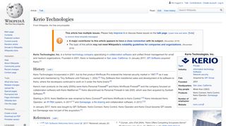 
                            6. Kerio Technologies - Wikipedia