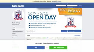 
                            5. Keris College - About | Facebook