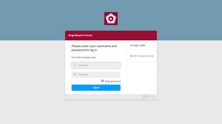 
                            3. KES Parent Portal - Login - King Edward's School