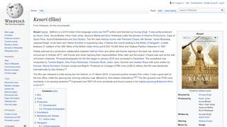 
                            9. Kesari (film) - Wikipedia