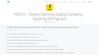 
                            8. KESCO - Kanpur Electricity Supply Company Electricity Bill ...