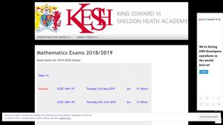 
                            6. KESHMATHS | MAKE THE GRADE