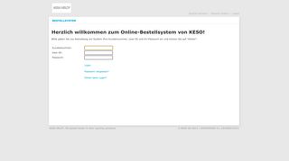 
                            2. KESO - Bestellsystem