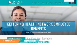 
                            6. Kettering Health Network Employee Benefits - Kettering College