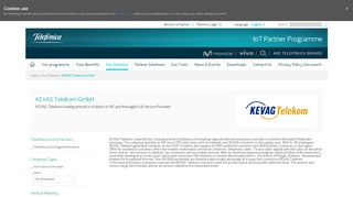 
                            4. KEVAG Telekom GmbH - Telefónica IoT Partner Programme