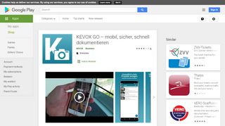 
                            1. KEVOX GO – mobil, sicher, schnell dokumentieren - Apps on ...