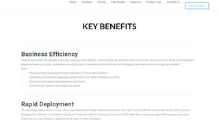 
                            4. KEY BENEFITS - Web Portal Software - Readyportal