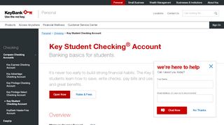 
                            6. Key Student Checking® Account | KeyBank