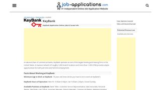 
                            6. KeyBank Application, Jobs & Careers Online