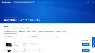 
                            5. KeyBank Center - Buffalo | Tickets, Schedule, Seating Chart, Directions