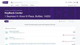 
                            6. KeyBank Center Tickets - KeyBank Center Schedule at StubHub!