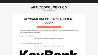 
                            7. Keybank Credit Card Account Login | …