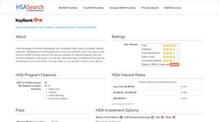 
                            6. KeyBank - HSA Search