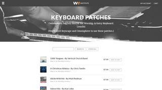 
                            8. Keyboard Patches - Worship Artistry Institute