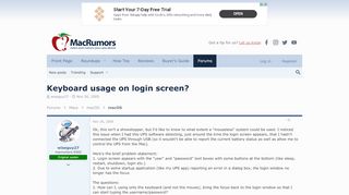 
                            5. Keyboard usage on login screen? | MacRumors …