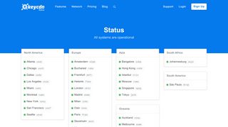 
                            7. KeyCDN Status