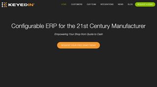 
                            6. KeyedIn - Cloud ERP Manufacturing Software for Custom ...