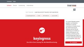 
                            2. keyingress Software - All-in-One-Umfragesoftware Online ...