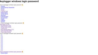 
                            1. keylogger windows login password | Official