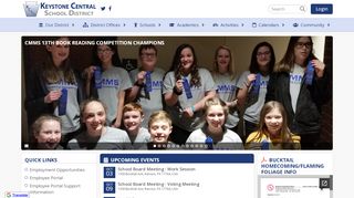 
                            4. Keystone Central School District: Home