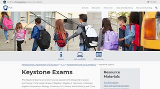 
                            3. Keystone Exams - Pennsylvania Department of Education - PA.gov