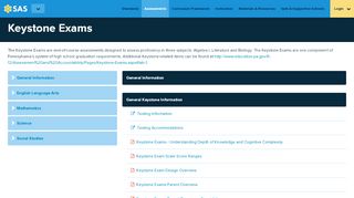 
                            4. Keystone Exams - SAS