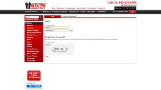 
                            6. Keystone Industries - Login