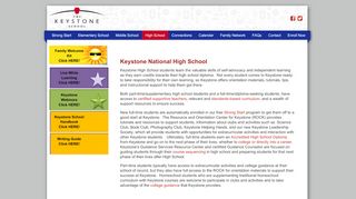 
                            3. Keystone National High School - K12 Strong Start